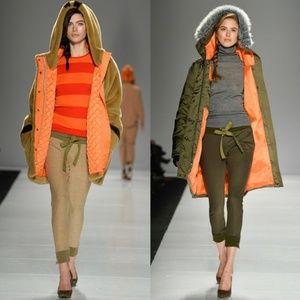 Orange & Pink Joe Fresh Striped Sweater